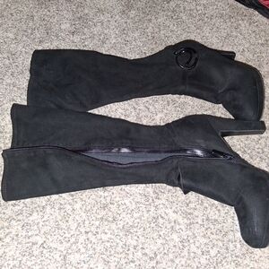 Black Knee-High Women's Boots